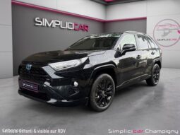 TOYOTA RAV4 HYBRIDE MY21 218 ch 2WD Black Edition Toit Ouvrant Caméra 360 – Champigny-sur-Marne