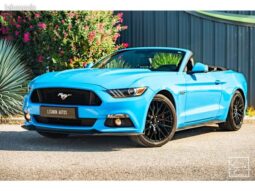 FORD MUSTANG Cabriolet 5.0L V8 421 CH BVA6 Bleu Grabber – Étoile-sur-Rhône